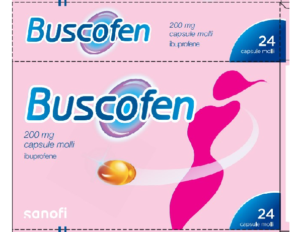 BUSCOFEN 200 MG - 200 mg capsule molli, 24 capsule in blister al/pvc/pe/pvdc