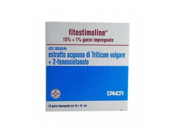 FITOSTIMOLINE CREMA – GARZE IMPREGNATE -  15% garze impregnate 10 garze