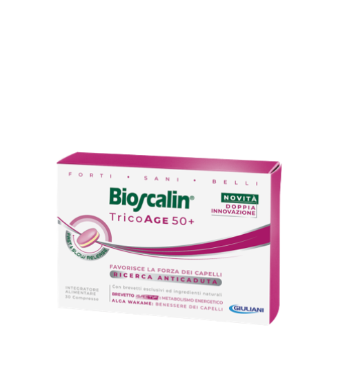 BIOSCALIN TRICOAGE 30 COMPRESSE - SCADENZA 11/2025 - Farmacia Del Monaco
