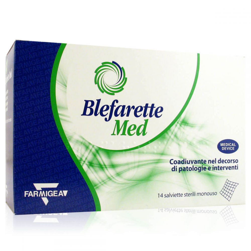 SALVIETTINE OCULARI MEDICATE BLEFARETTE MED 14 PEZZI - Farmacia Del Monaco