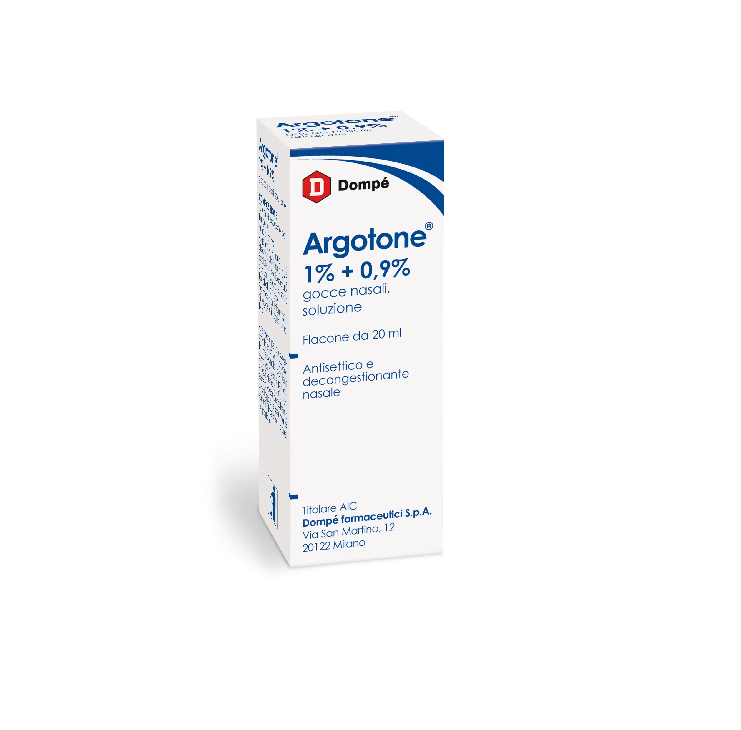 ARGOTONE*GTT RINO 20ML 1%+0,9% - Farmacia Del Monaco