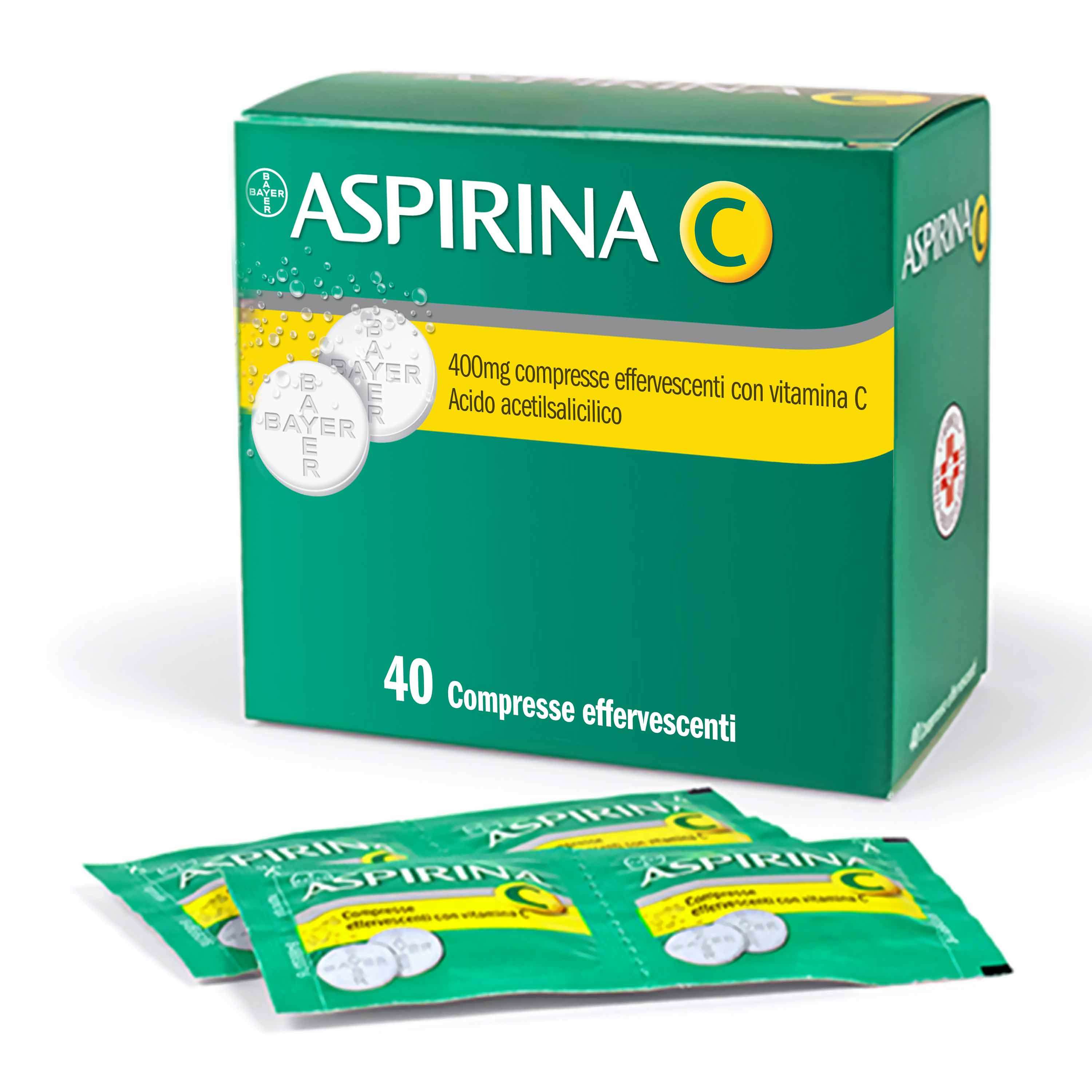 ASPIRINA C*40CPR EFF 400+240MG - Farmacia Del Monaco