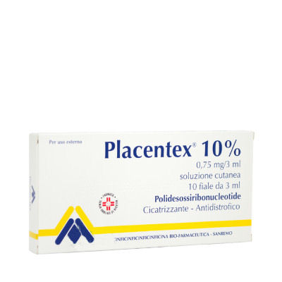 PLACENTEX*SOL CUT 10F 0,75MG - Farmacia Del Monaco