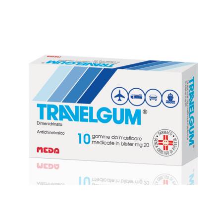 TRAVELGUM*10GOMME MAST 20MG - Farmacia Del Monaco