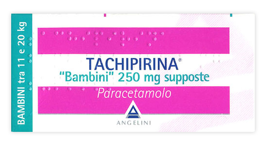TACHIPIRINA*BB 10SUPP 250MG - Farmacia Del Monaco
