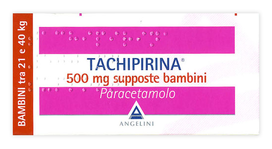 TACHIPIRINA*BB 10SUPP 500MG - Farmacia Del Monaco