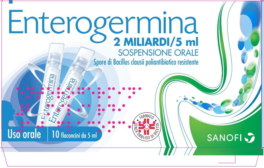 ENTEROGERMINA*OS 10FL 2MLD/5ML - Farmacia Del Monaco