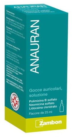 ANAURAN*GTT AURIC FL 25ML - Farmacia Del Monaco