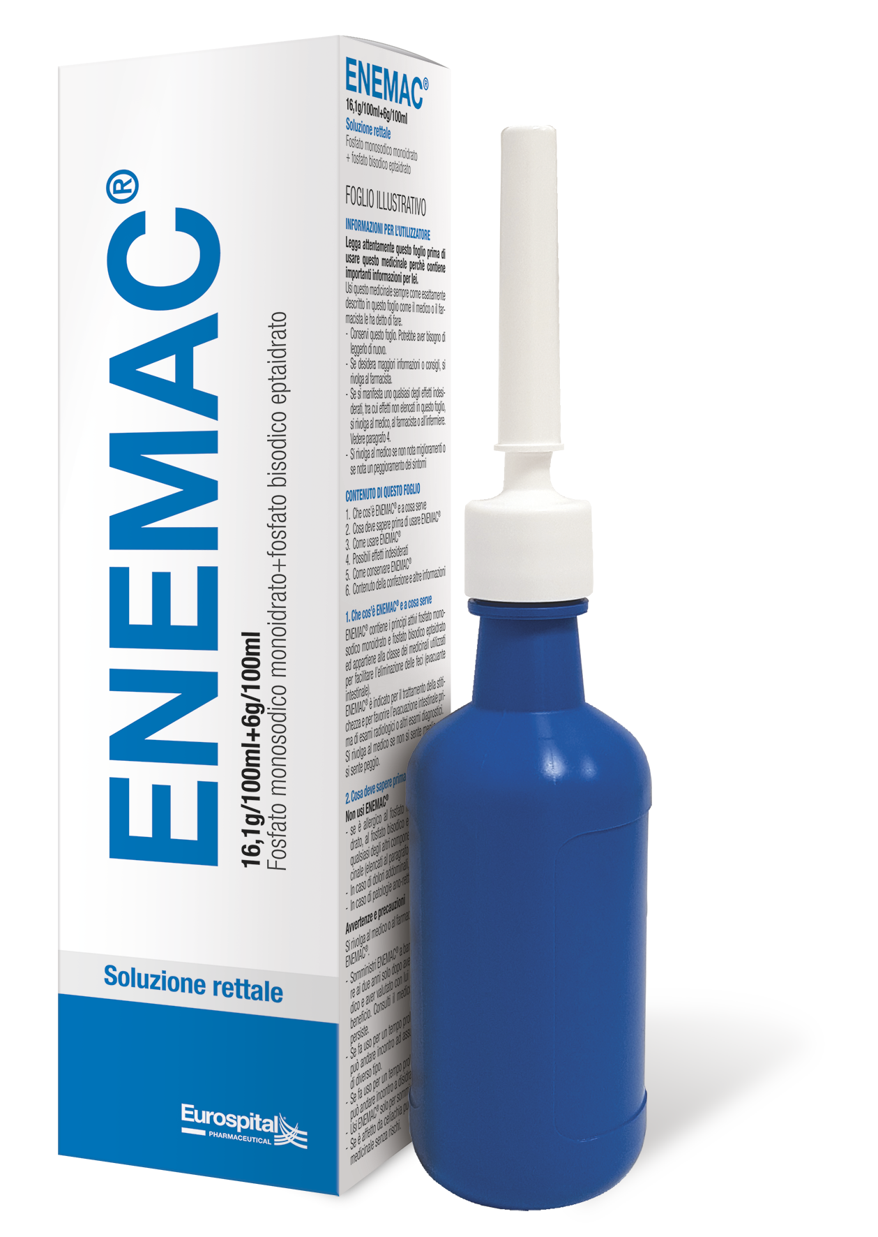ENEMAC*FL 130ML 16,1+6/100ML - Farmacia Del Monaco