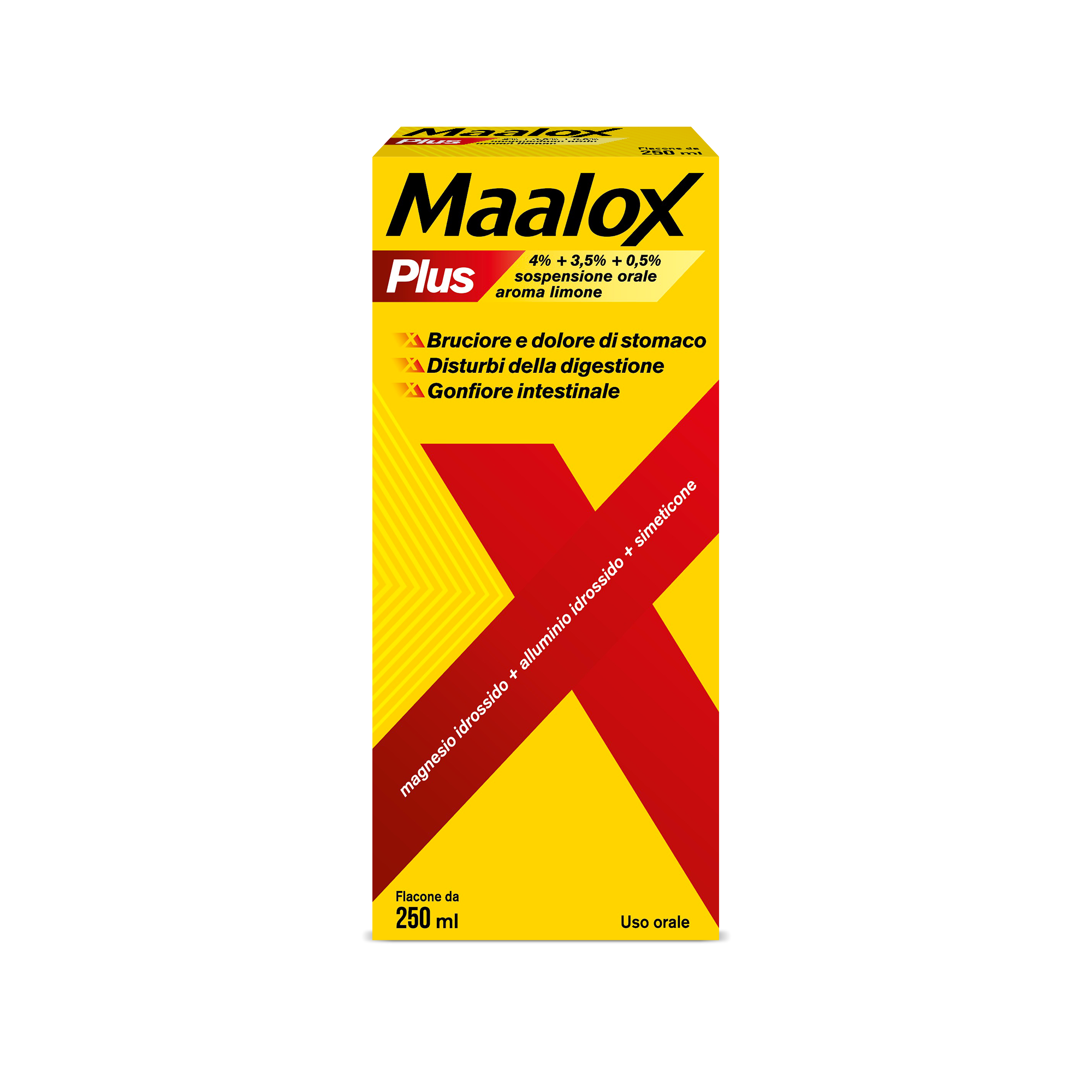 MAALOX PLUS*OS SOSP 4+3,5+0,5% - Farmacia Del Monaco