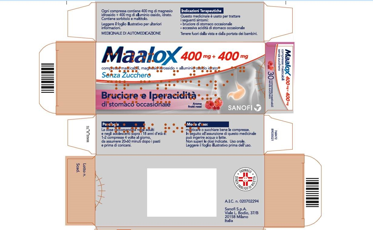 MAALOX*S/Z 30CPR MAST400+400MG - Farmacia Del Monaco