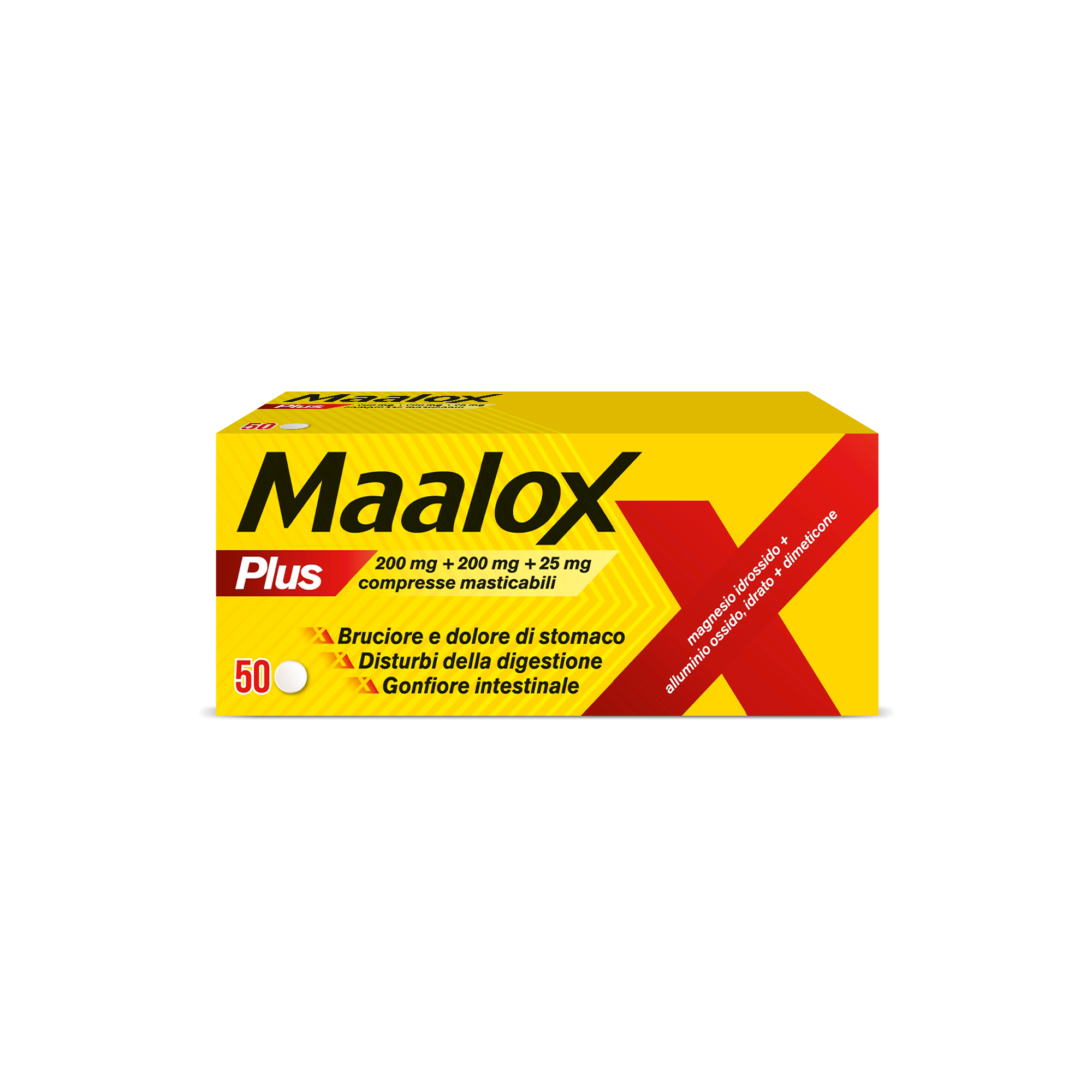 MAALOX PLUS*50CPR MAST - Farmacia Del Monaco