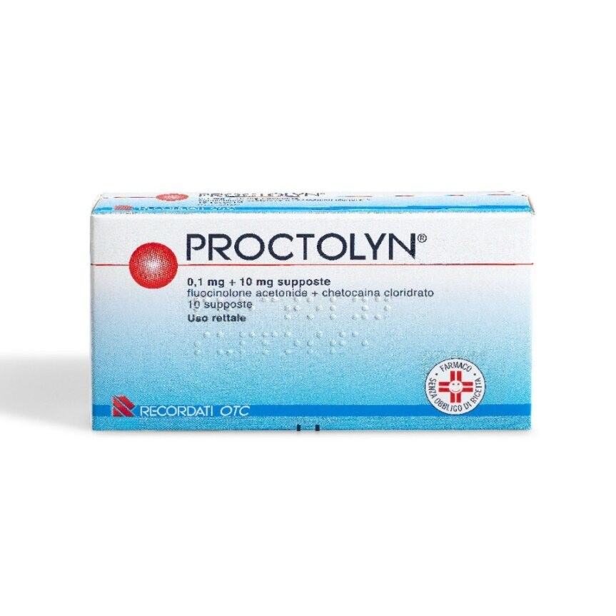 PROCTOLYN*10SUPP 0,1MG+10MG - Farmacia Del Monaco