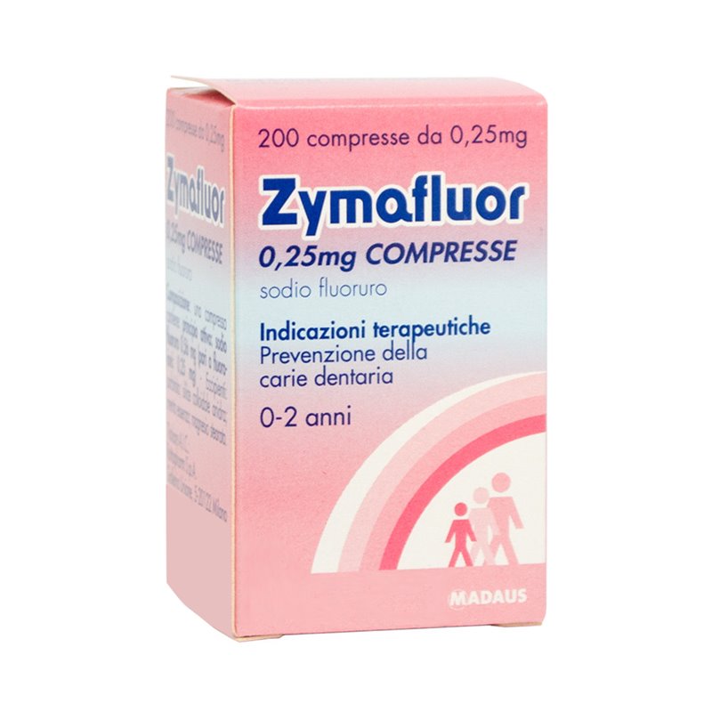 ZYMAFLUOR*200CPR 0,25MG - Farmacia Del Monaco