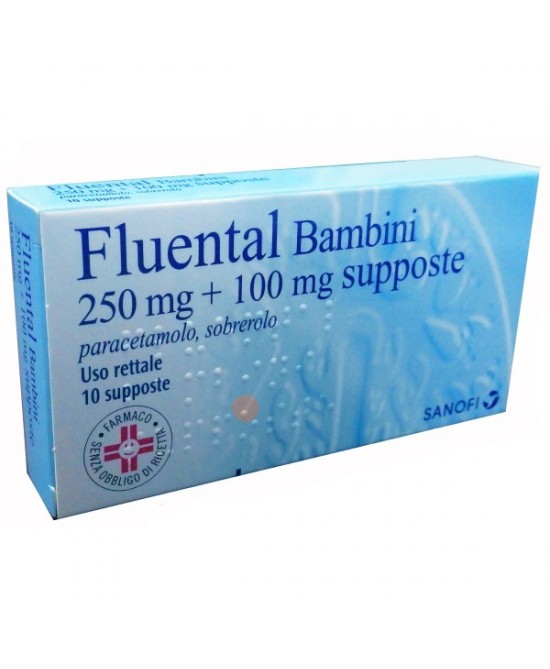FLUENTAL*BB 10SUPP 250+100MG - Farmacia Del Monaco