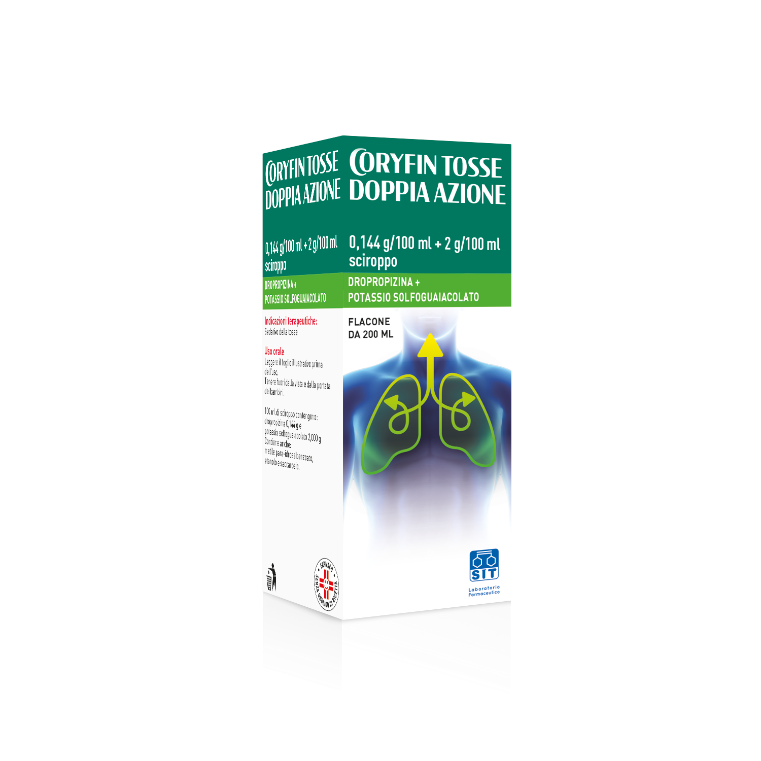 CORYFIN TOSSE DOPPIA AZ*200ML - Farmacia Del Monaco