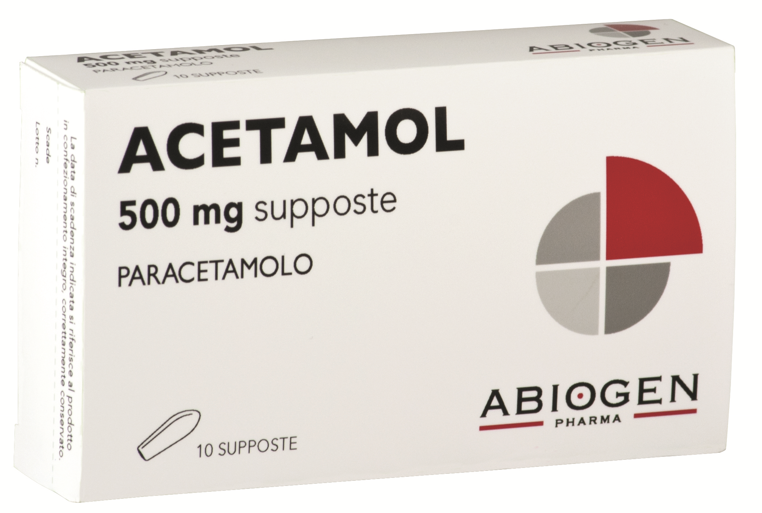 ACETAMOL*10SUPP 500MG - Farmacia Del Monaco
