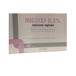 MICOTEF*SOL VAG 5FL 150ML 0,2% - Farmacia Del Monaco