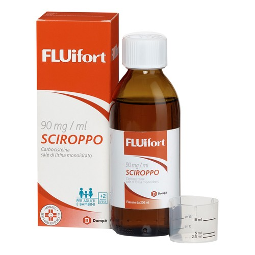 FLUIFORT*SCIR 200ML 90MG/ML+MI - Farmacia Del Monaco