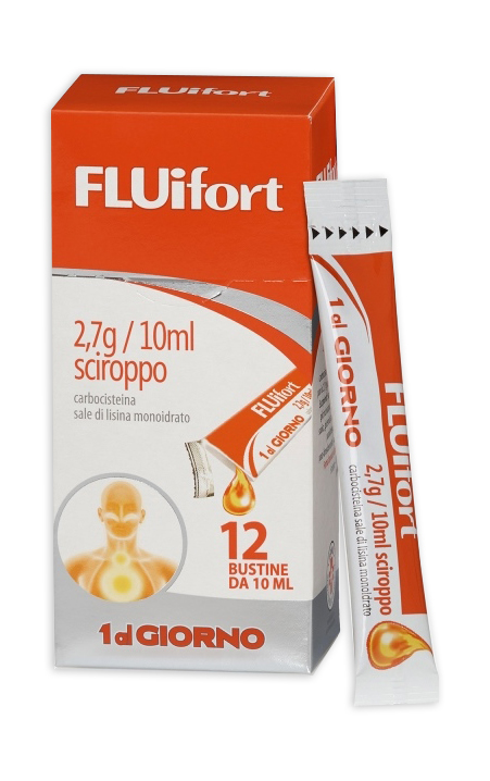 FLUIFORT*SCIR 12BUST 2,7G/10ML - Farmacia Del Monaco