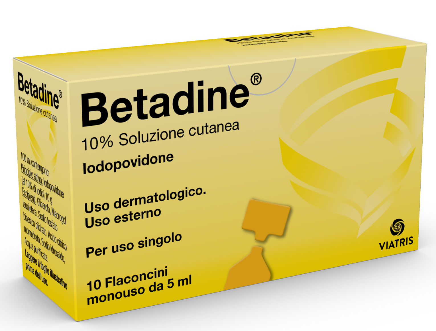 BETADINE*SOL CUT 10FL 5ML 10% - Farmacia Del Monaco