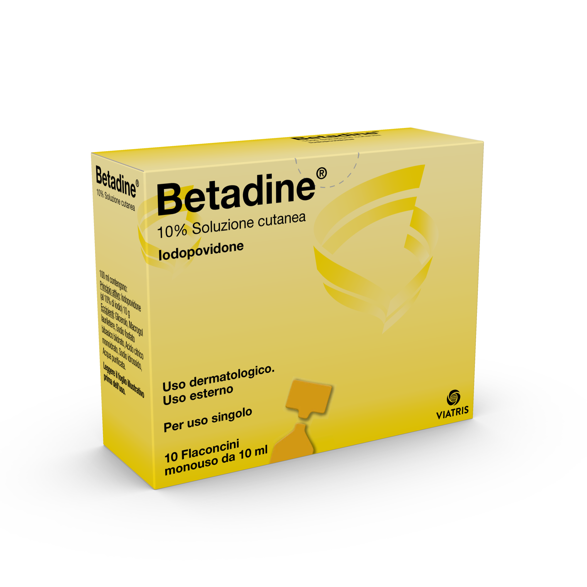 BETADINE*SOL CUT 10FL 10ML 10% - Farmacia Del Monaco