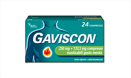 GAVISCON*24CPR MENT250+133,5MG - Farmacia Del Monaco