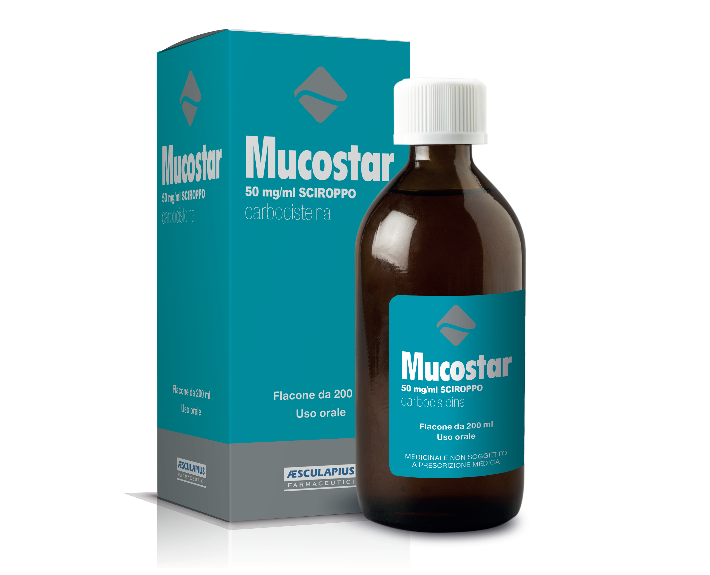 MUCOSTAR*SCIR FL 200ML 50MG/ML - Farmacia Del Monaco