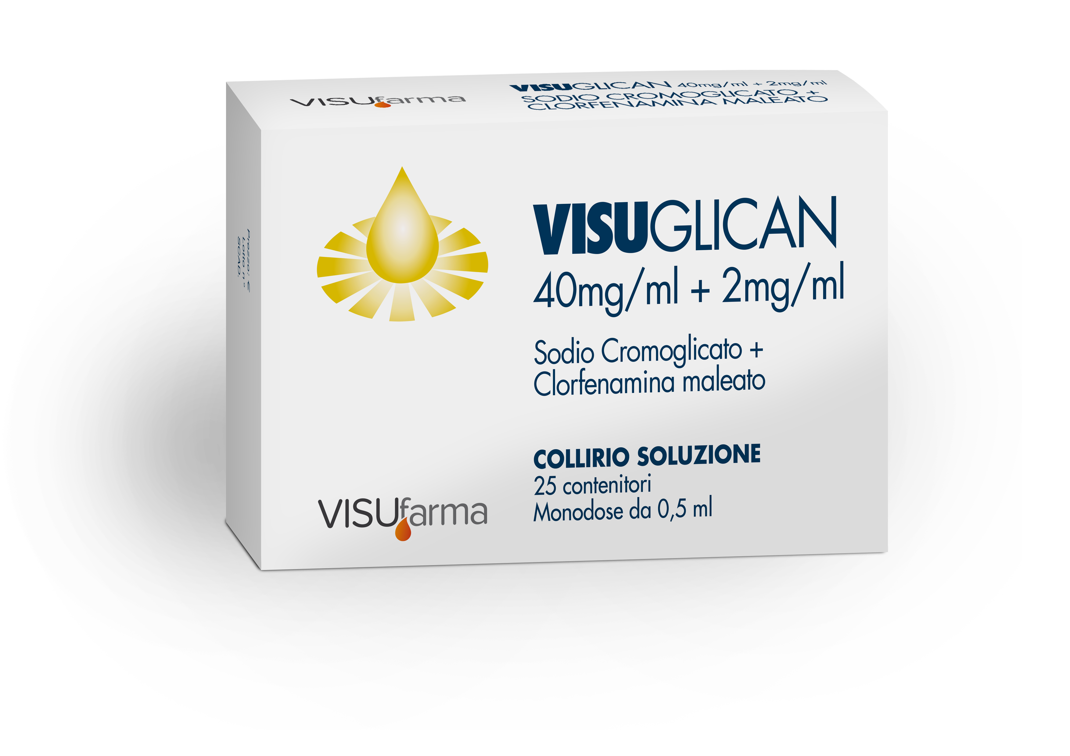 VISUGLICAN*COLL 25D 40+2MG/ML - Farmacia Del Monaco