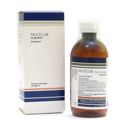 MUCICLAR*SCIR 200ML 15MG/5ML - Farmacia Del Monaco