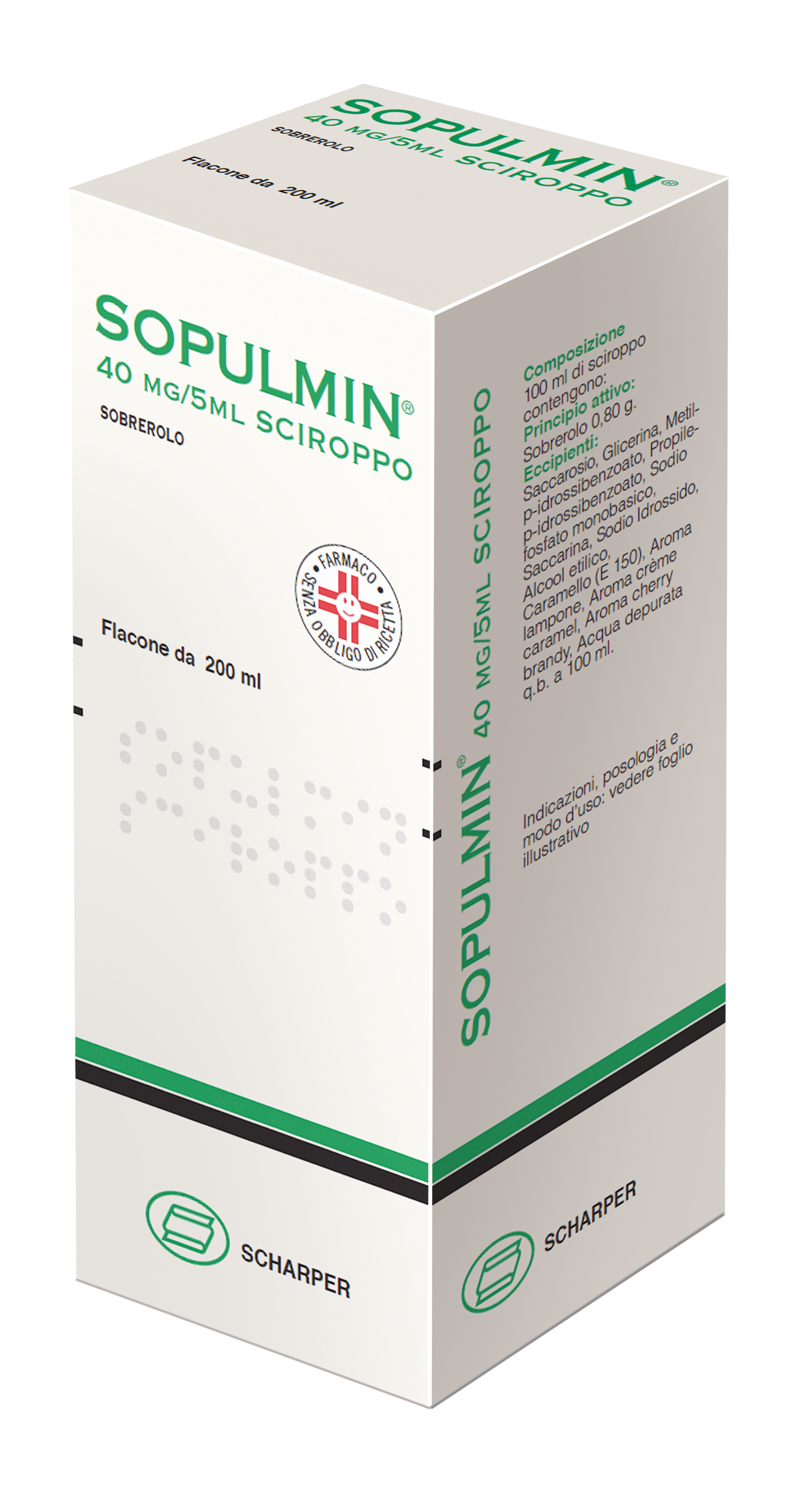 SOPULMIN*SCIR 200ML 0,8G/100ML - Farmacia Del Monaco