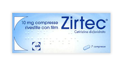 ZIRTEC*7CPR RIV 10MG - Farmacia Del Monaco