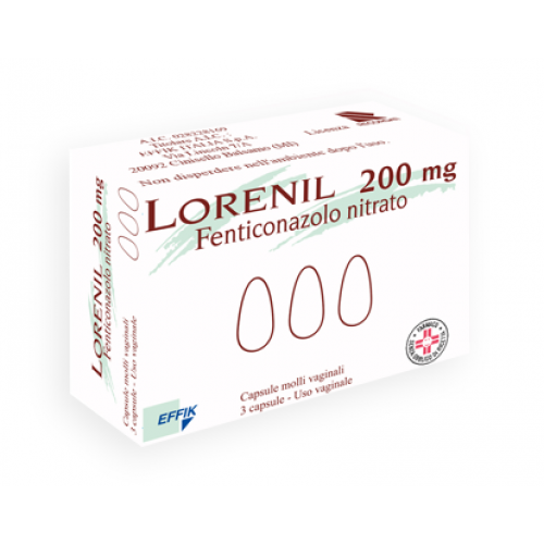 LORENIL*3CPS MOLLI VAG 200MG - Farmacia Del Monaco