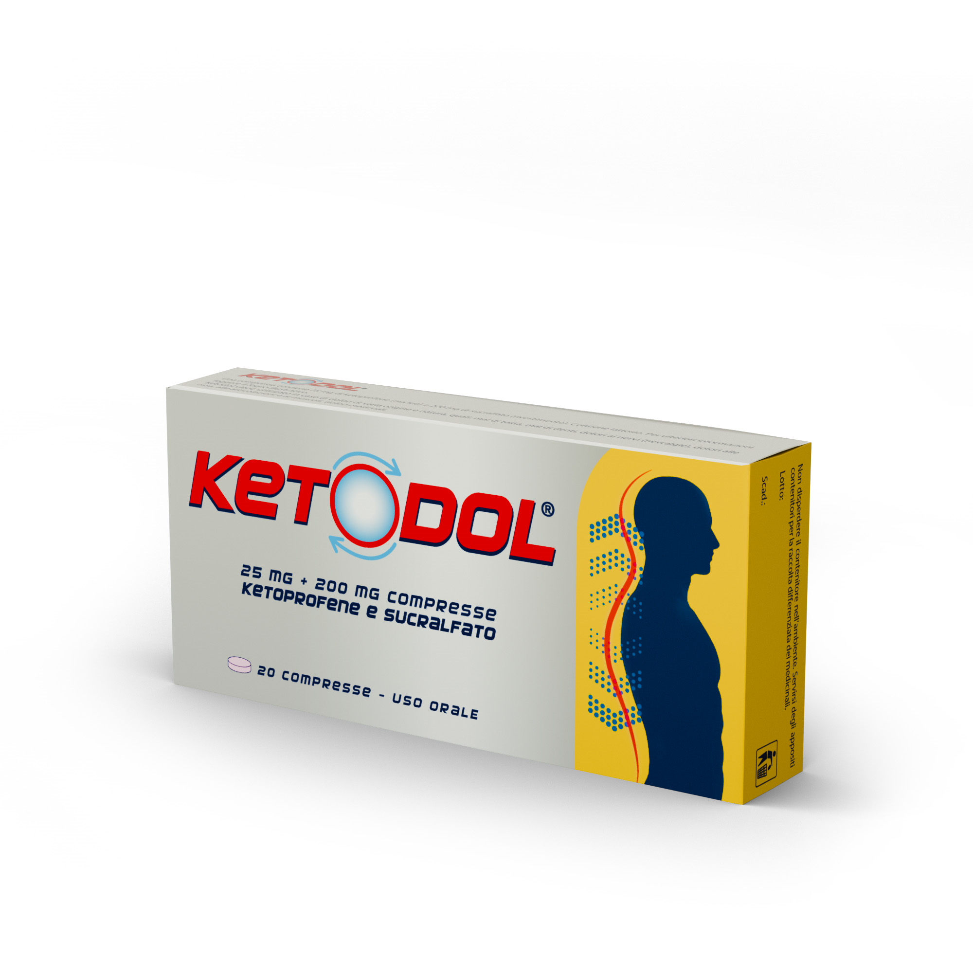 KETODOL*20CPR 25MG+200MG - Farmacia Del Monaco