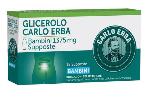 GLICEROLO*BB 18SUPP 1375MG - Farmacia Del Monaco