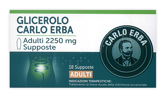 GLICEROLO*AD 18SUPP 2250MG - Farmacia Del Monaco