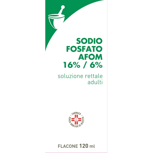 SODIO FOSFATO AFOM*120ML+CAN - Farmacia Del Monaco