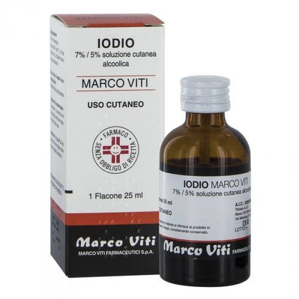 IODIO SOL ALCO I MV*25ML - Farmacia Del Monaco
