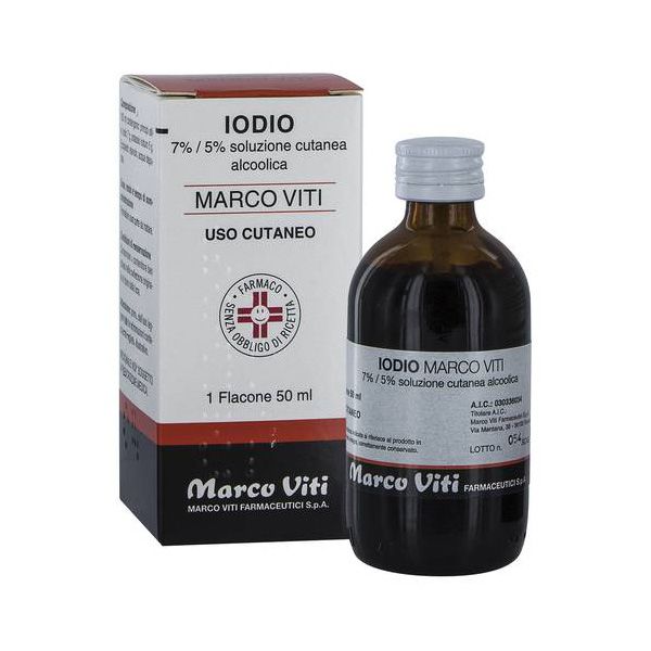 IODIO SOL ALCO I MV*50ML - Farmacia Del Monaco