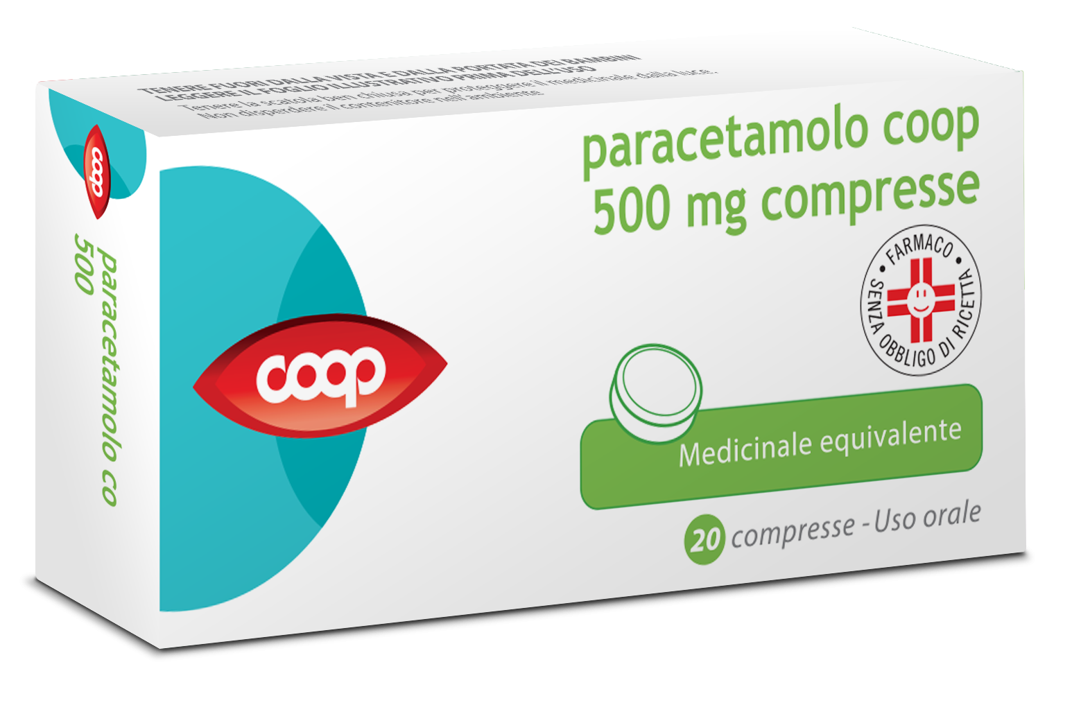 PARACETAMOLO COOP*20CPR 500MG - Farmacia Del Monaco