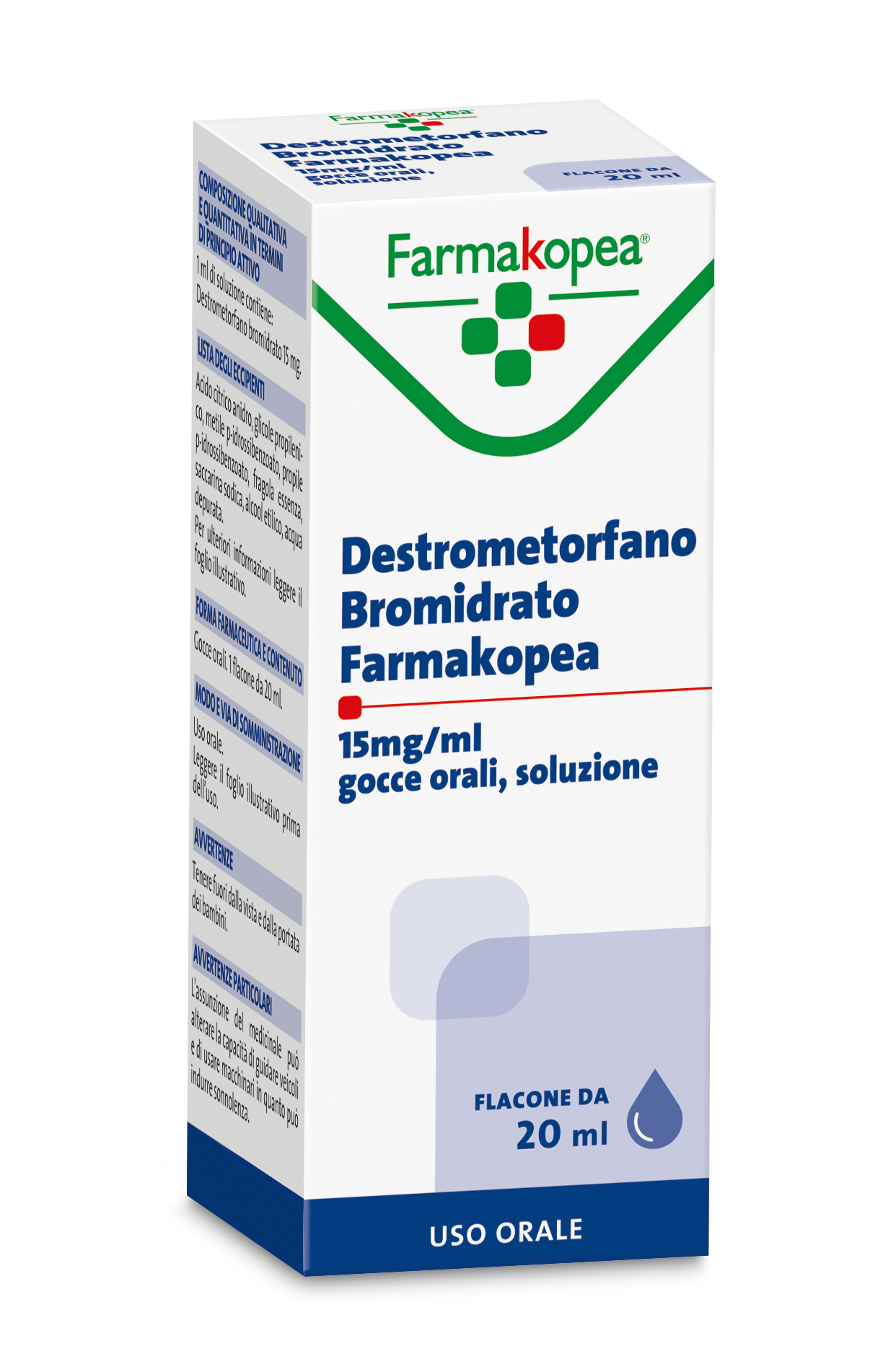 DESTROMETORFANO BR FARMAK*20ML - Farmacia Del Monaco