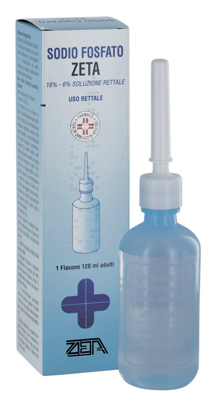 SODIO FOSFATO ZETA*RETT 120ML - Farmacia Del Monaco