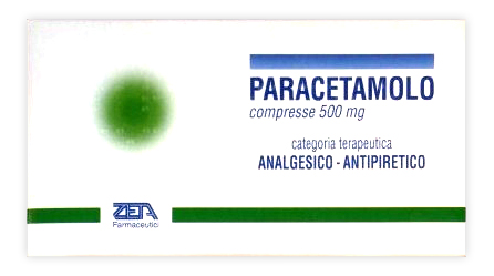 PARACETAMOLO ZETA*20CPR 500MG - Farmacia Del Monaco