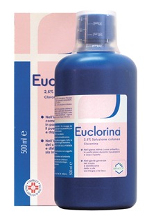 EUCLORINA 2,5%*1FL 500ML - Farmacia Del Monaco