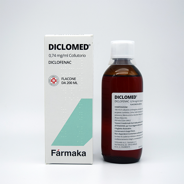 DICLOMED*COLLUT 1FL 200ML - Farmacia Del Monaco