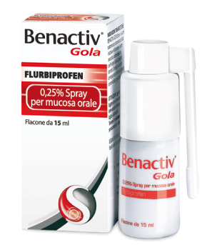 BENACTIV GOLA*SPRAY 15ML 0,25% - Farmacia Del Monaco