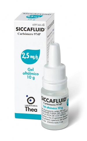 SICCAFLUID*GEL OFT 10G 2,5MG/G - Farmacia Del Monaco