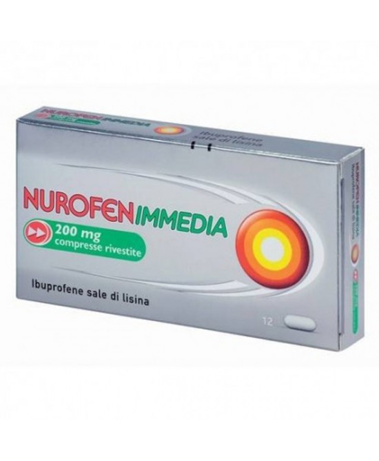 NUROFENIMMEDIA*12CPR RIV 200MG - Farmacia Del Monaco