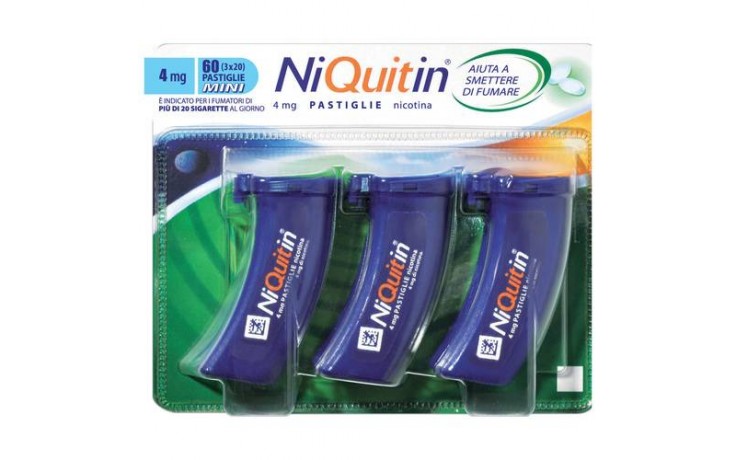 NIQUITIN*60PASTL 4MG MENTA FL - Farmacia Del Monaco