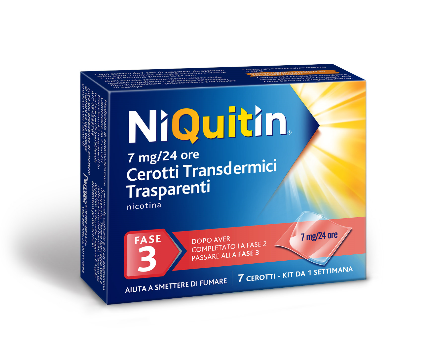NIQUITIN*7CER TRANSD 7MG/24H - Farmacia Del Monaco